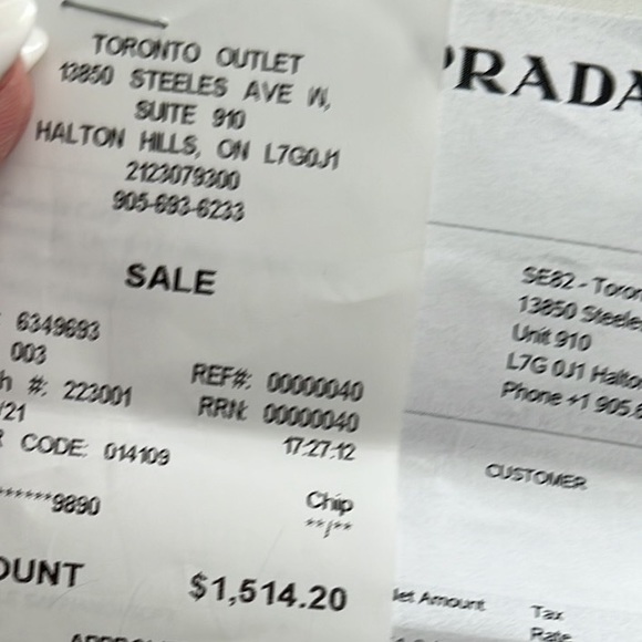 ❌❌ SOLD ❌❌ ❤️ PRADA ❤️ LIKE NEW BARELY USED. No sign of tear and wear. Mini bag - Picture 8 of 12